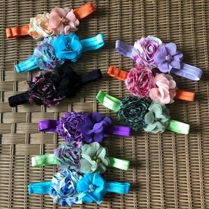 *4/$20 Mix & Match* Infant Floral Headbands